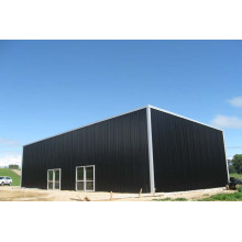 Straight Sides and Round Roof Prefab Steel Structure Warehouse (KXD-105)